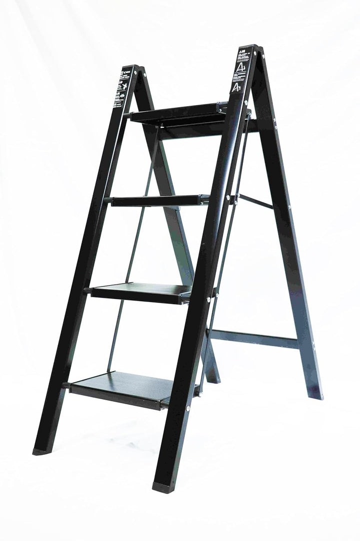 Doodad Aluminum Black Step Ladder