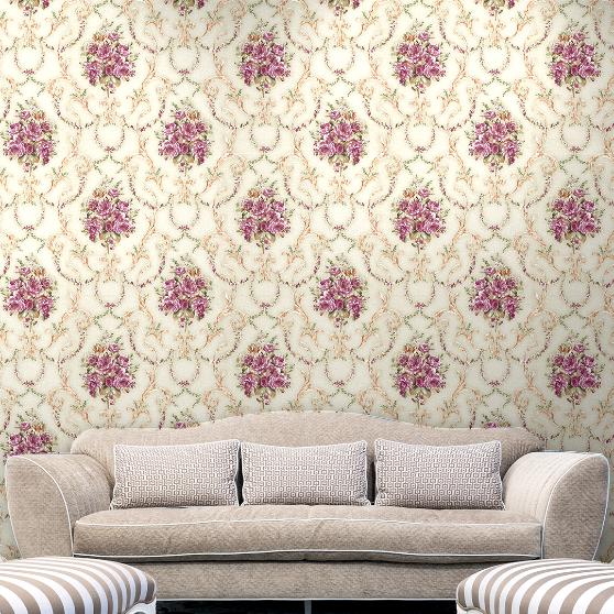 Doodad Floral Premiere Self Adhesive Yellow DIY wallpaper