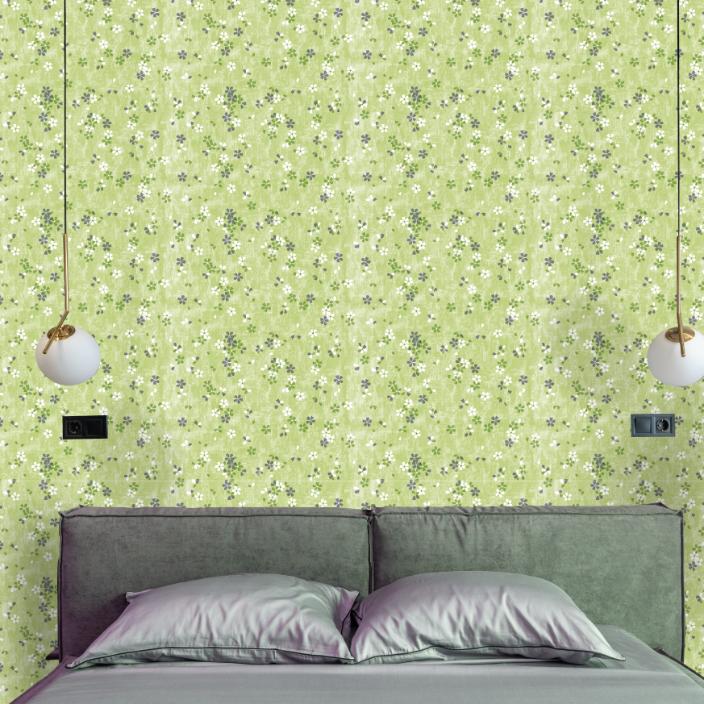 Doodad Green Pristine Botanic Self Adhesive Green DIY wallpaper for wall - Doodad