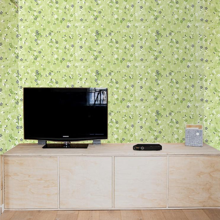 Doodad Green Pristine Botanic Self Adhesive Green DIY wallpaper for wall - Doodad