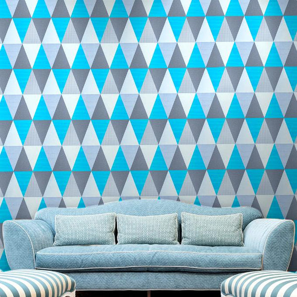 Doodad Oceanic Abstract Self Adhesive Multicolor DIY wallpaper for wall