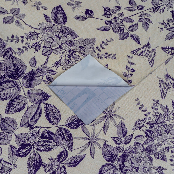 Doodad Floral pattern Self Adhesive pale lavender DIY Wallpaper for Wall - Doodad